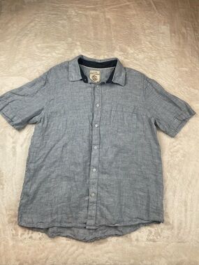 Panama Jack Men's Short-Sleeve Button-Down Shirt - Light Blue